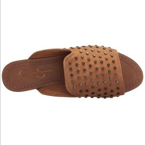 Jessica Simpson Kloe Leather Slide 10